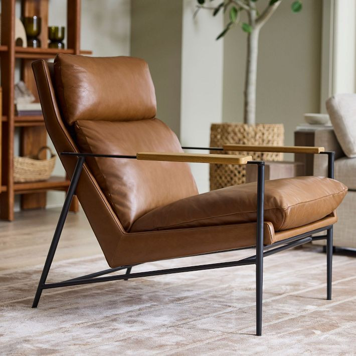 Kinsley Leather Chair | West Elm (US)