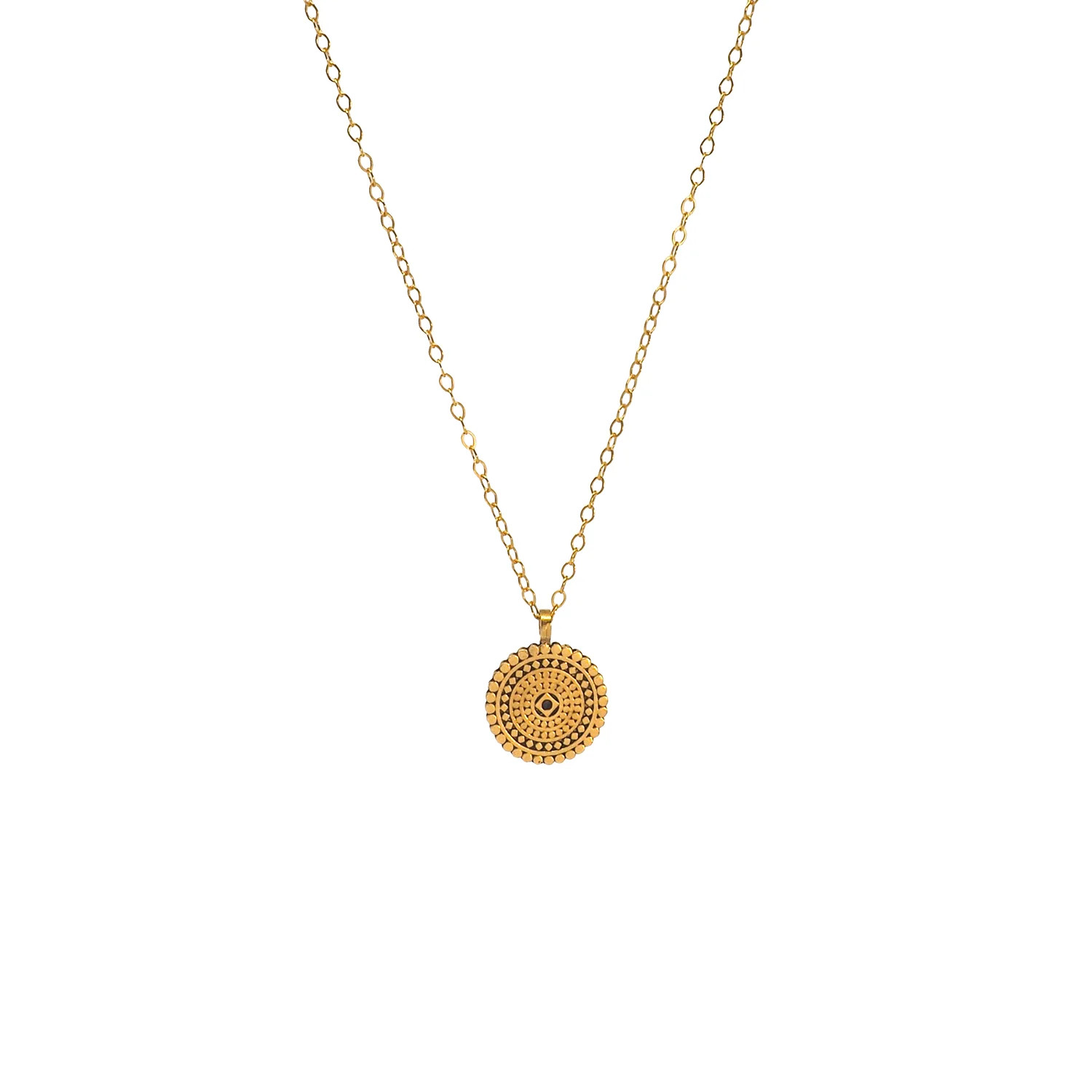 small labyrinth mandala necklace | Dogeared