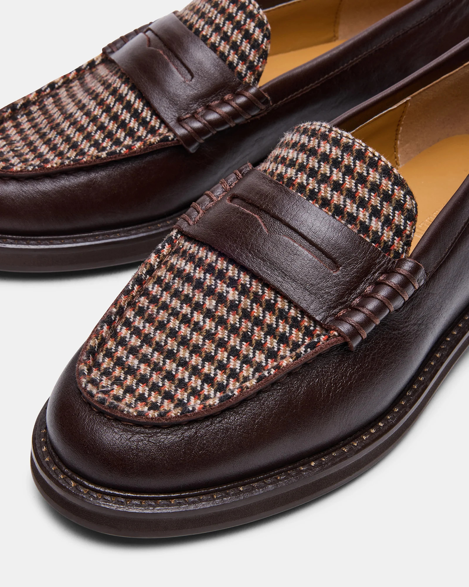 MADISON Brown Multi Women's Penny Loafer | Steve Madden (US)