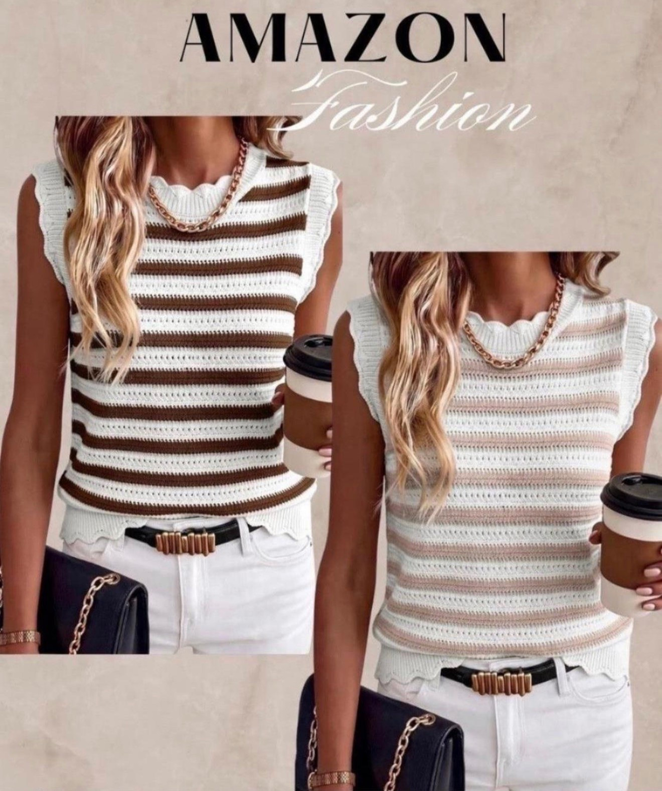 Trending new release 

Striped top with crochet detail.  

Amazon fashion finds that look way more expensive than they are 🤎✨ These crochet striped tops are such an easy way to elevate your everyday denim. Chic, neutral & perfect for transitioning into fall. ☕️

#AmazonFashion #AmazonFinds #AmazonStyle #AmazonFashionFinds #AmazonMustHaves #AffordableFashion #ChicStyle #NeutralStyle #FallFashion #FallOutfits #OutfitInspo #EverydayStyle #FashionFinds #AmazonInfluencer #fallfashion #workwear #officetop #falltop
