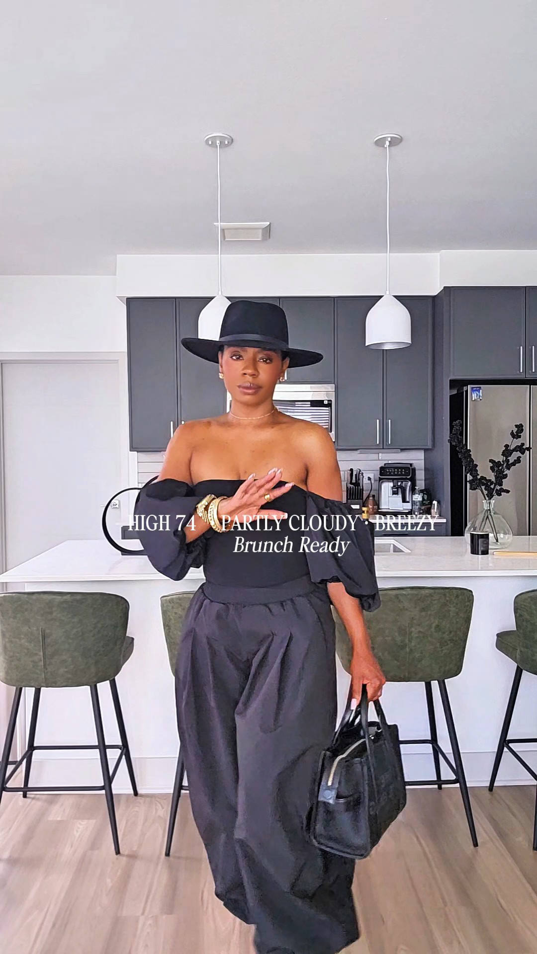 What to Wear in 74° Weather | Brunch Outfit IdeaAll Black Outfit, Spring Outfit, Brunch

#LTKgrwm #LTKootd #LTKPetite
