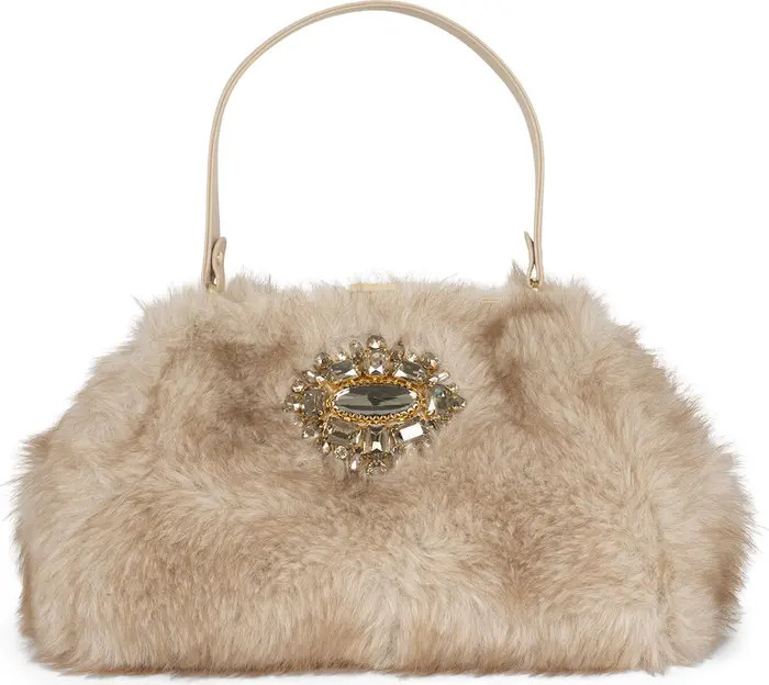 Jeffrey Campbell Gabor Faux Fur Satchel Handbag | Nordstrom | Nordstrom