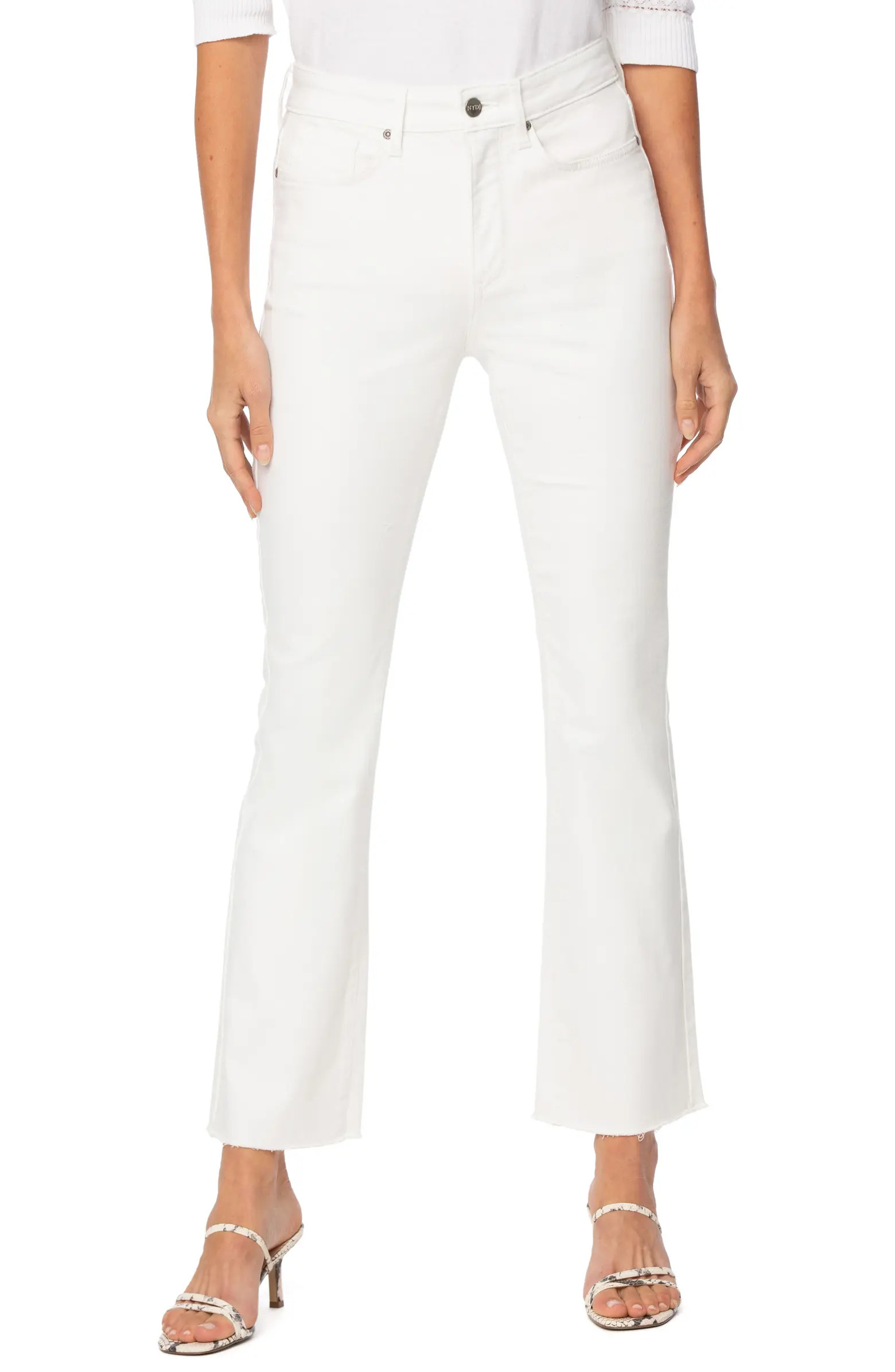 Cool Embrace® Raw Hem Ankle Slim Bootcut Jeans | Nordstrom