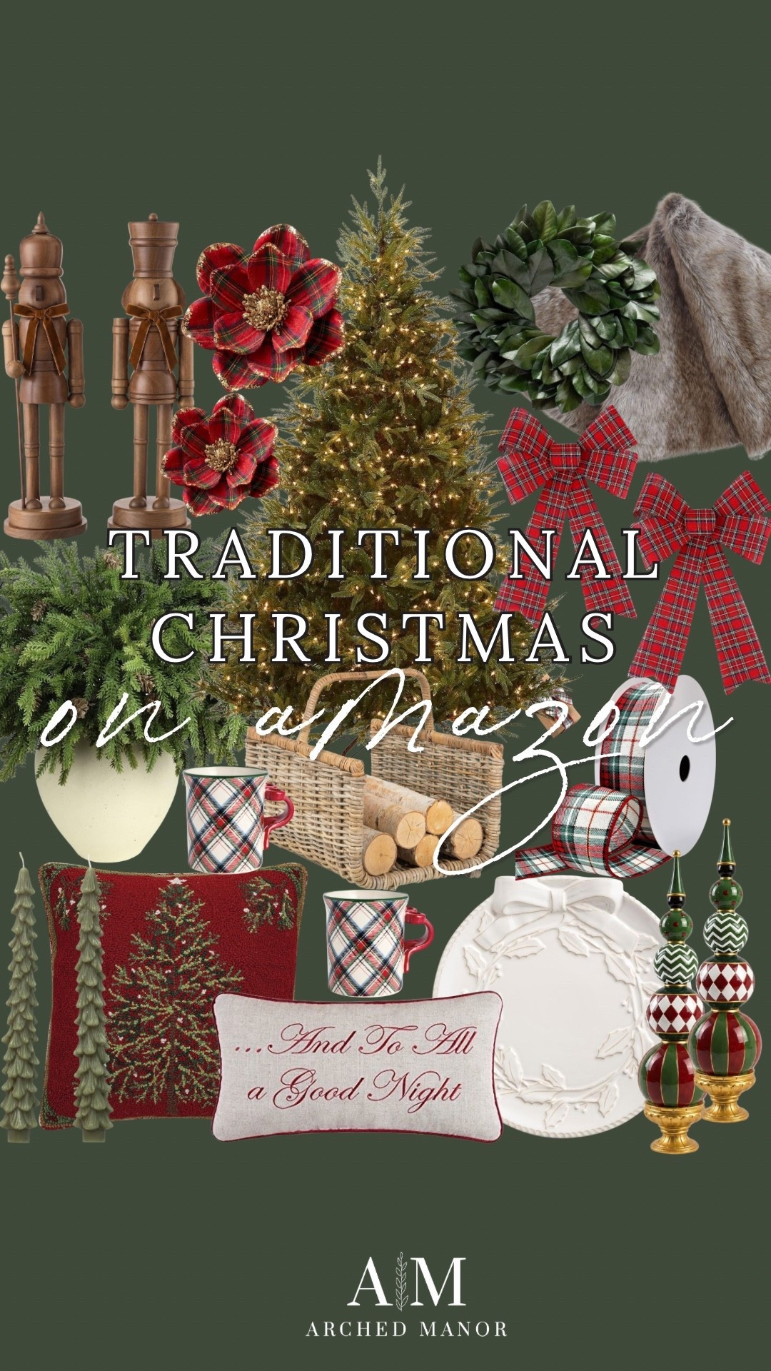 I am loving the new arrivals on Amazon for the holidays! I need these gorgeous plaid flowers for my tree!