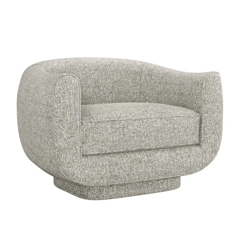 Spectrum Upholstered Swivel Barrel Chair | Wayfair North America