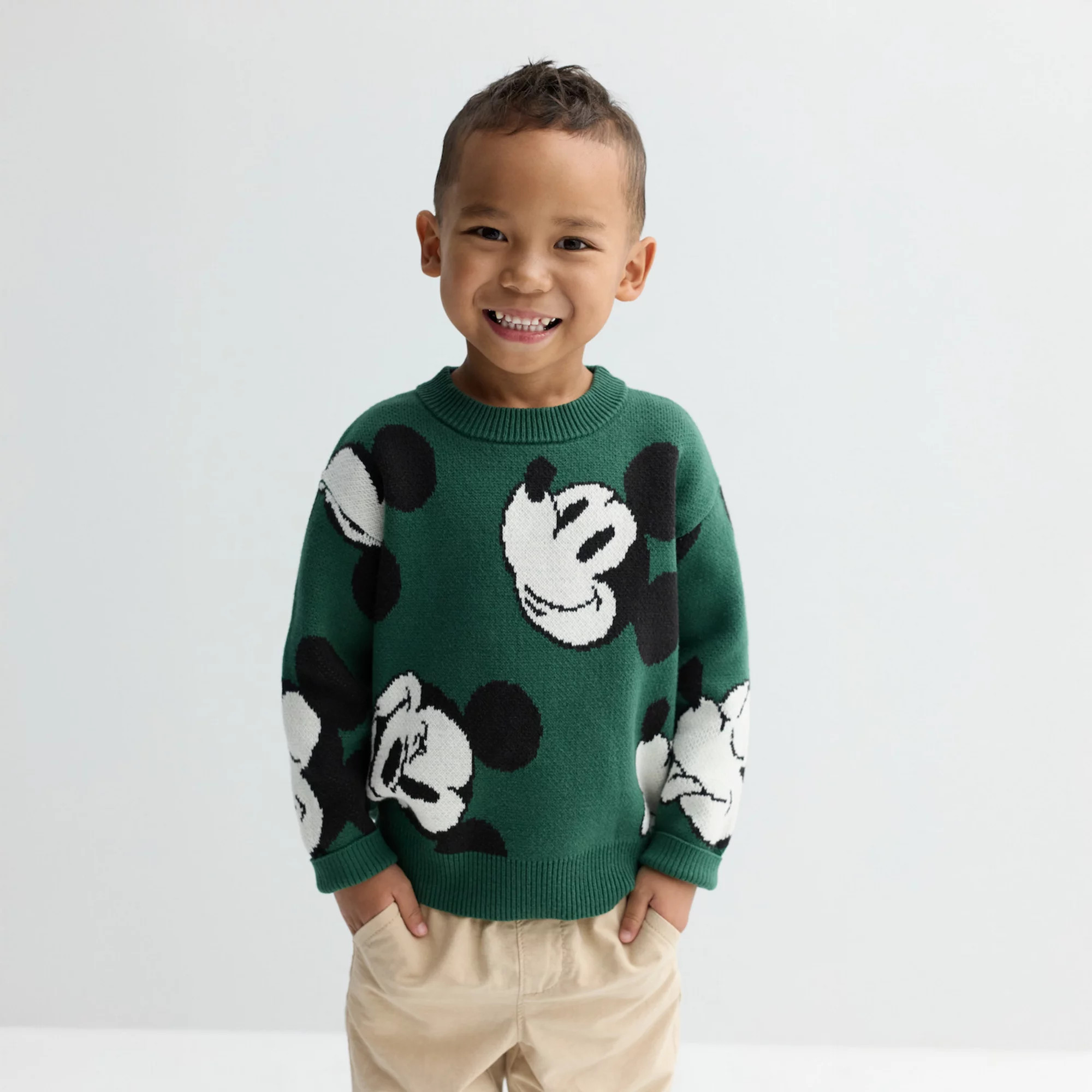 Disney's Mickey Mouse Baby & Toddler Boy Relaxed Crewneck Sweater by Jumping Beans® | Kohl's