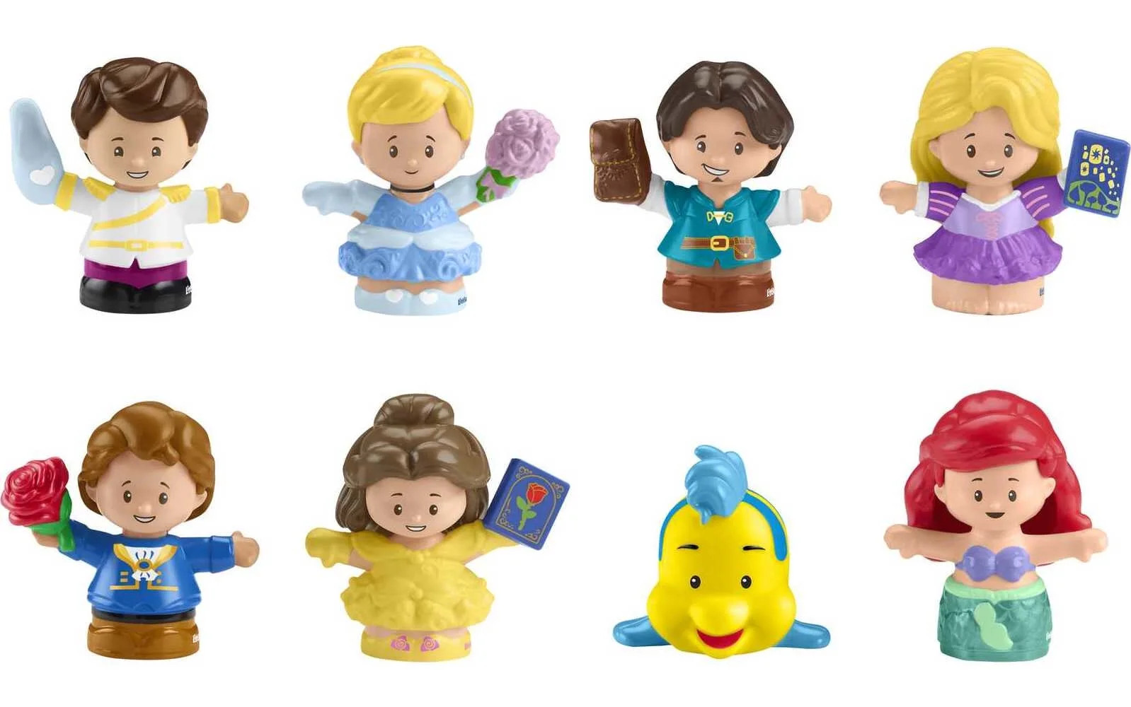 Disney Princess Figure Set by Little People, 8 Toddler Toys - Walmart.com | Walmart (US)