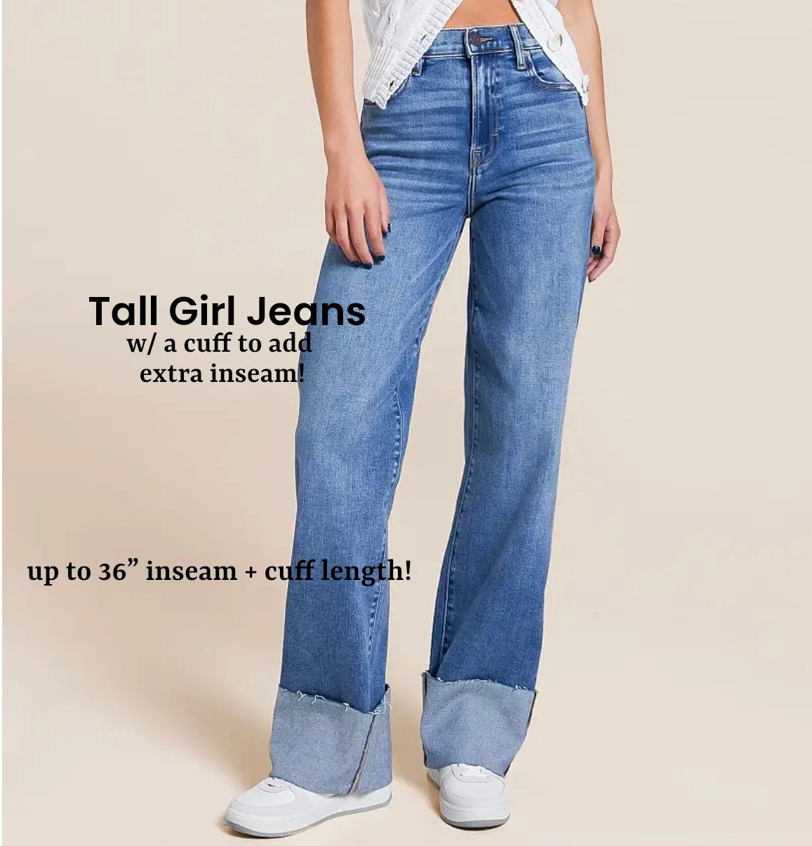 Our favorite tall girl hack! Unfolding the cuff or snipping the hem for extra 5-8 inches of length 🙌🏽 

#LTKHoliday #LTKStyleTip #LTKTall