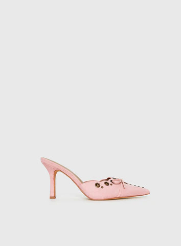 Charisma Pointed Toe Heels Dusty Pink | Princess Polly US