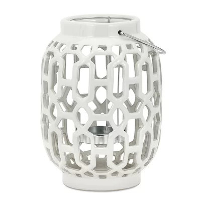 Woodland Imports Essentials Ceramic Lantern | Wayfair North America