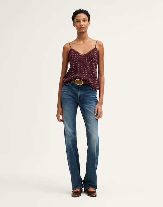 Lace-Trim V-Neck Cami Top | Madewell