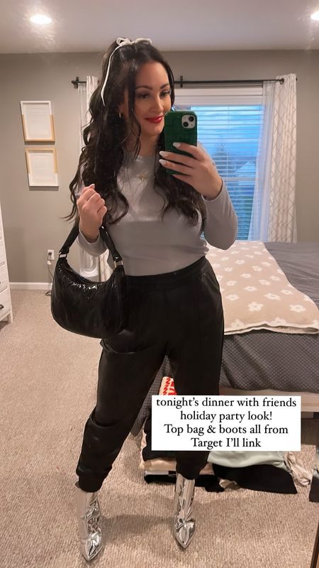 Holiday party look, top, bag & boots are all from Target and super affordable! Everything fits true to size.


#LTKHoliday #LTKshoecrush #LTKSeasonal