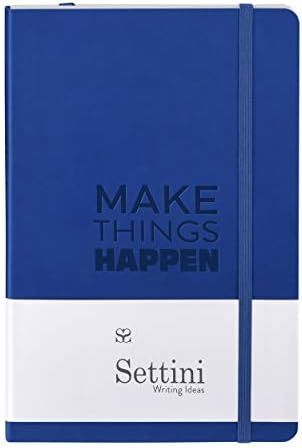 SETTINI Soft Cover Journal Notebook - Faux Leather, Elastic Closure, Bookmark, Inner Pocket. Lay ... | Amazon (US)