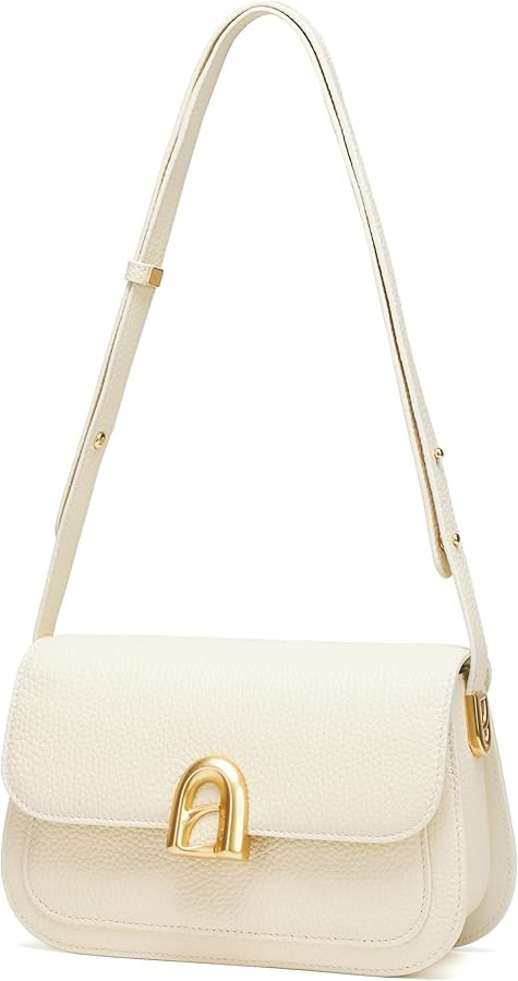 LAFESTIN Genuine Leather Shoulder Bag for Women with Adjustable Strap, Crossbody Purses For Women... | Amazon (US)