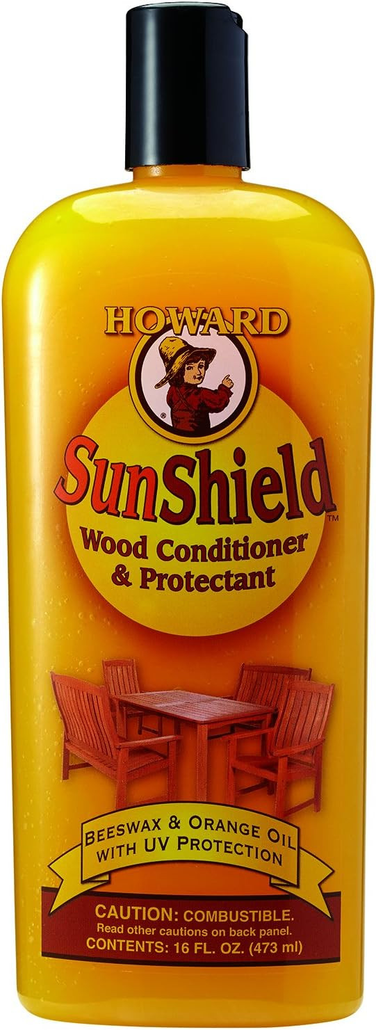 HOWARD SWAX16 Outdoor Furniture Wax, 16 Fl Oz (Pack of 1), Yellow | Amazon (US)