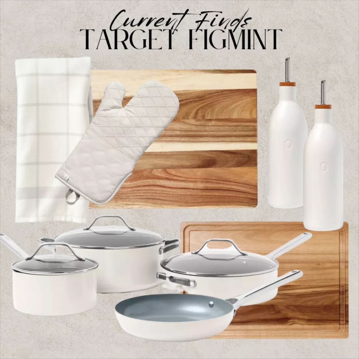 3qt Ceramic Nonstick Saucepan Cream - Figmint™ : Target