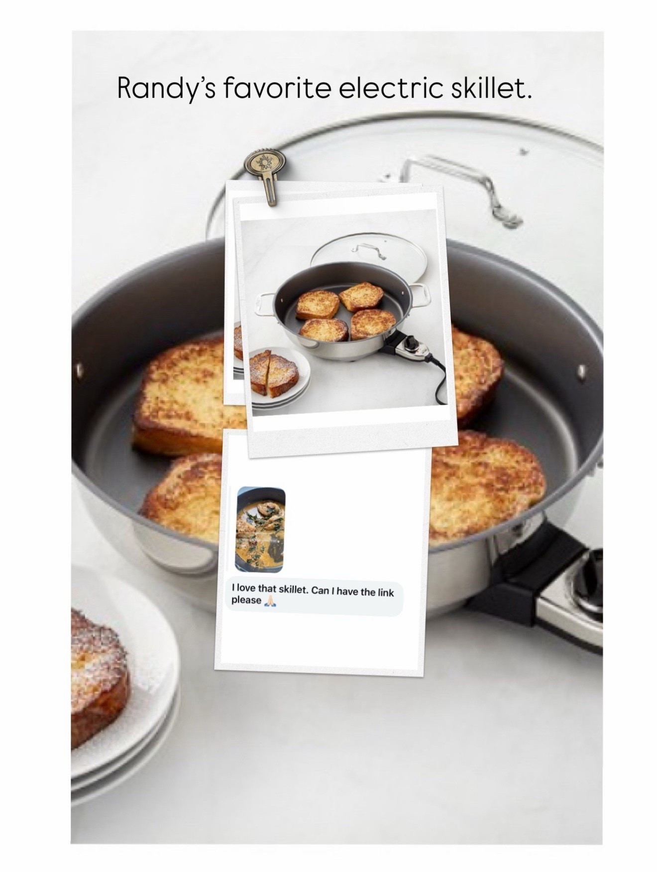 Randy’s favorite electric skillet all-clad 

#LTKfoodie #LTKdayinmylife