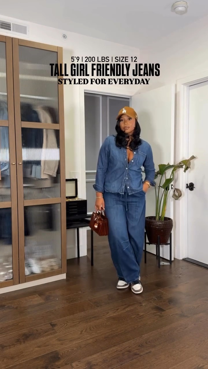 My fav denim!! I just love a great pair of jeans 😍 5’9 | 200 lbs wearing size 12 or 31 with a 34/35 inseam! For SPANX jeans use code JANESHAXSPANX for 20% off

#LTKmidsize #LTKstyletip #LTKworkwear