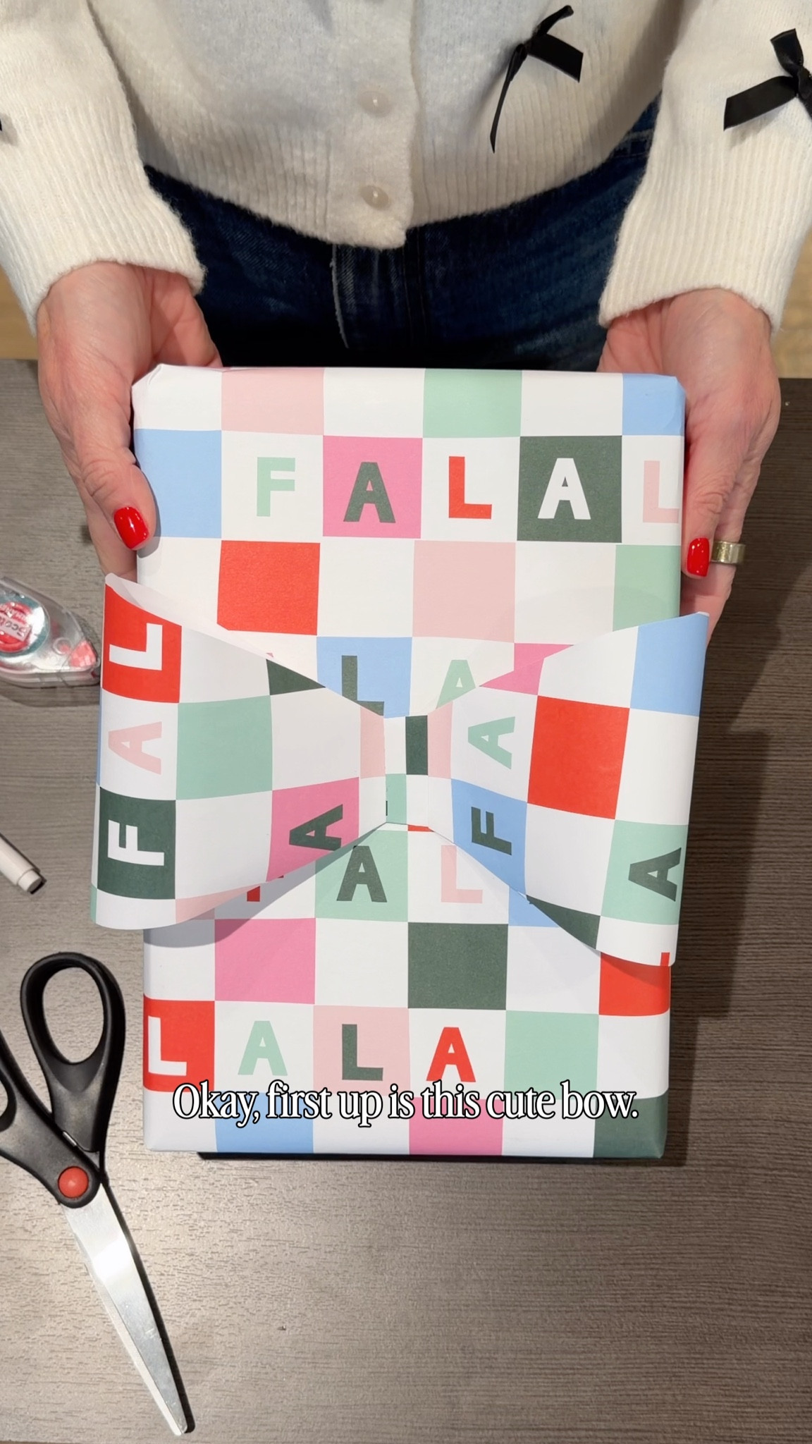 Turns out I’ve been throwing away gold every year… aka all those tiny wrapping-paper scraps 🤍
So here are two super easy bow hacks you can make with the leftover pieces — they look boutique-level cute and take about 30 seconds each.

If you’re wrapping gifts this week, save this for your wrapping night and try them!
Everything I used — wrapping paper, scissors, tape runner, cutter, gift boxes — is linked for you to shop.

Gift wrap supplies I used:
🎁 gift-wrapping tools
🎁 plaid gift wrap
🎁 champagne/holiday gift wrap
🎁 tape runner + cutter
🎁 scissors + boxes

Happy wrapping, friends 🤍

#giftwrappingideas #holidayhacks #wrappingpaperhack #easychristmashacks #christmasdiy #holidaygifts #wrappinghacks #momlifehacks #easyholidayideas

#LTKHoliday #LTKmomlife #LTKGiftGuide