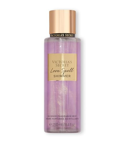 Victoria's Secret Love Spell Shimmer Mist, Body Spray for Women, Notes of Cherry Blossom and Fresh Peach Fragrance (8.4 oz) | Amazon (US)