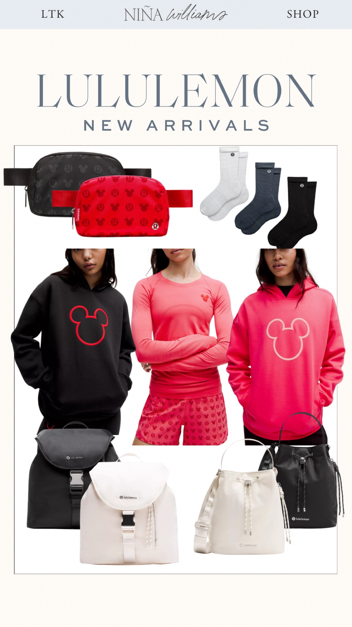 Lululemon new arrivals! Disney lululemon! Gift guide for teens - gift guide for her - activewear essentials 

#LTKGiftGuide #LTKFitness #LTKActive