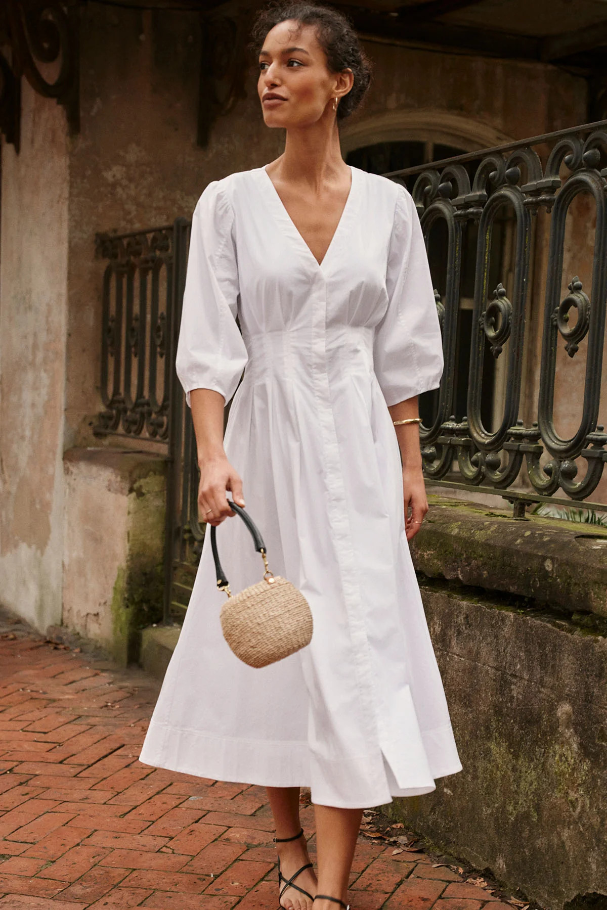 Sunday Dress in White | Lake Pajamas