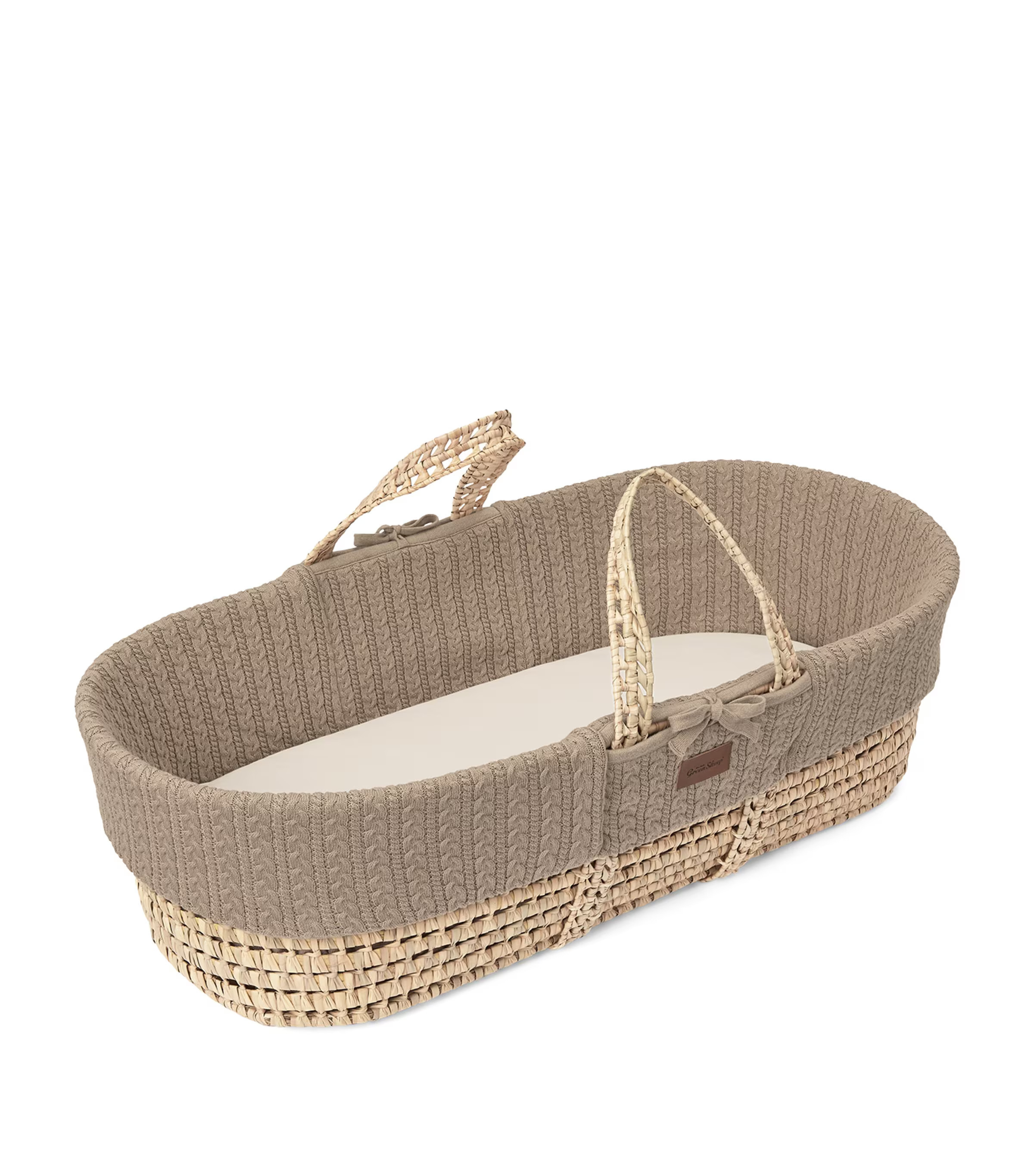 The Little Green Sheep Knitted Moses Basket and Mattress | Harrods