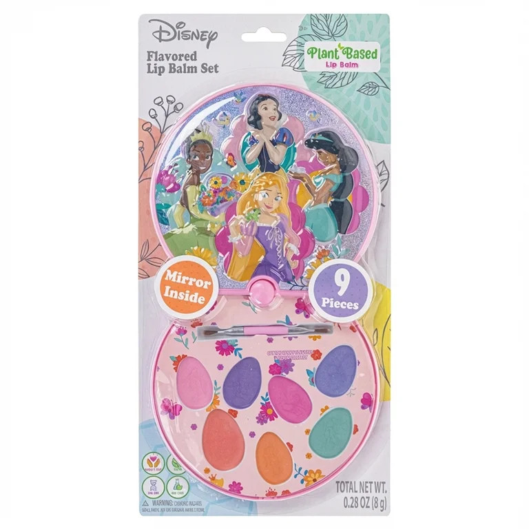 Princess Lip Compact with Fun Colorful Lip Balms and Conditioners | Walmart (US)