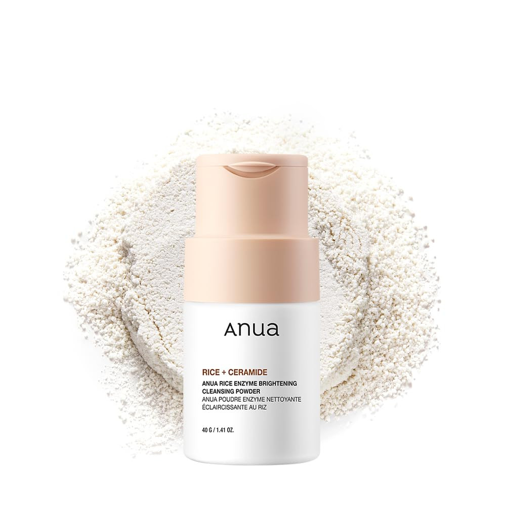 ANUA Rice Enzyme Brightening Cleansing Powder, Exfoliating Powder-to-Foam Cleanser, Smooth Textur... | Amazon (US)