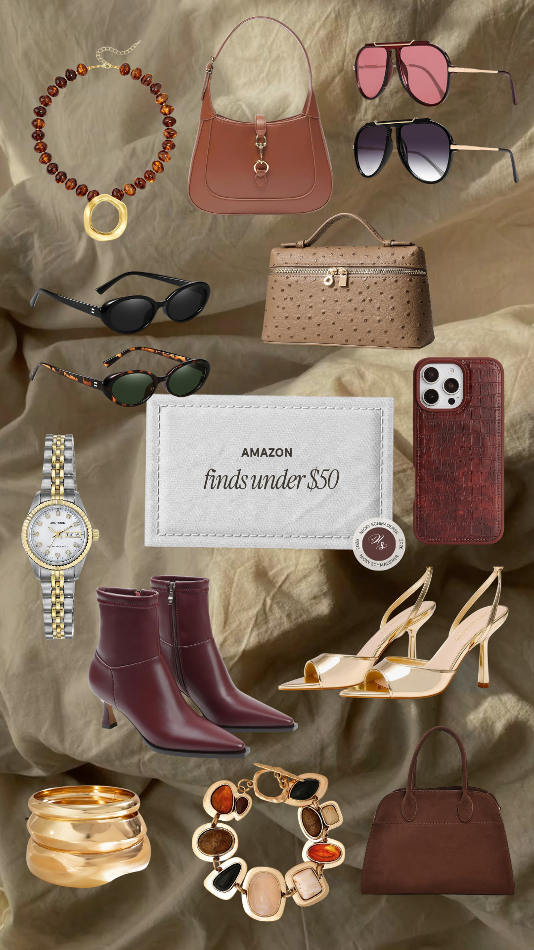 Accessories I'm loving under $50!

amazon finds, accessories, sunglasses, tote bag, purse, watch, finds under $50, chunky jewelry, nicky schmaderer

#LTKootd #LTKSeasonal