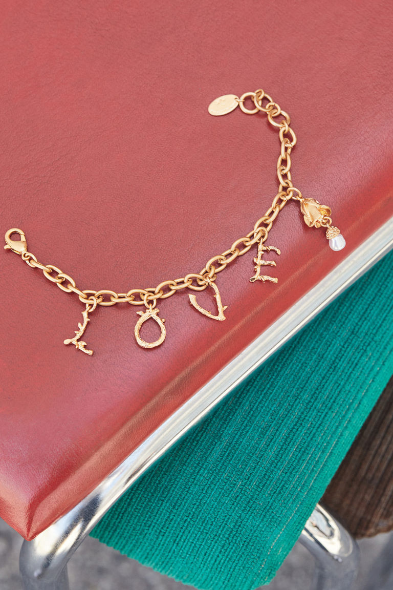 H & M - Pendant Bracelet - Gold | H&M (US + CA)