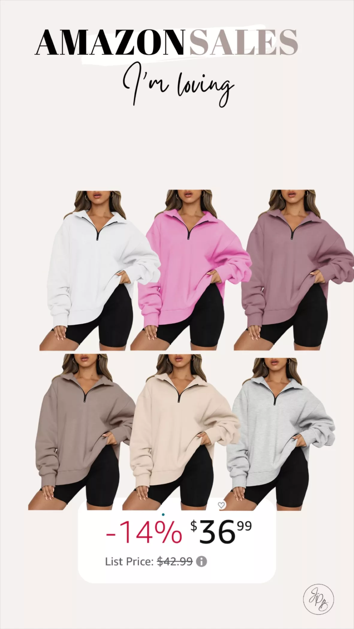 Trendy Queen Womens Oversized Half Zip Pullover Long Sleeve