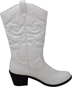 Women's Embroidered Modern Western Cowboy Boot | Amazon (US)