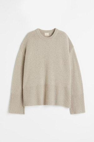Jersey de cachemira - Beige - MUJER | H&M ES | H&M (FR, IT, ES, PT, BE)