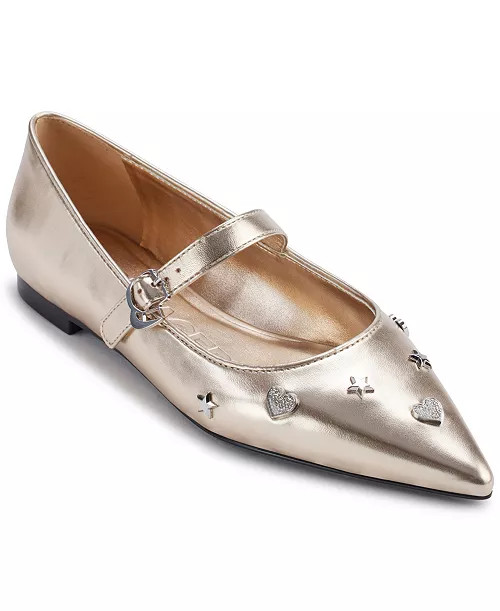 Women's Veyda Mary Jane Pointed Toe Flats | Macy's