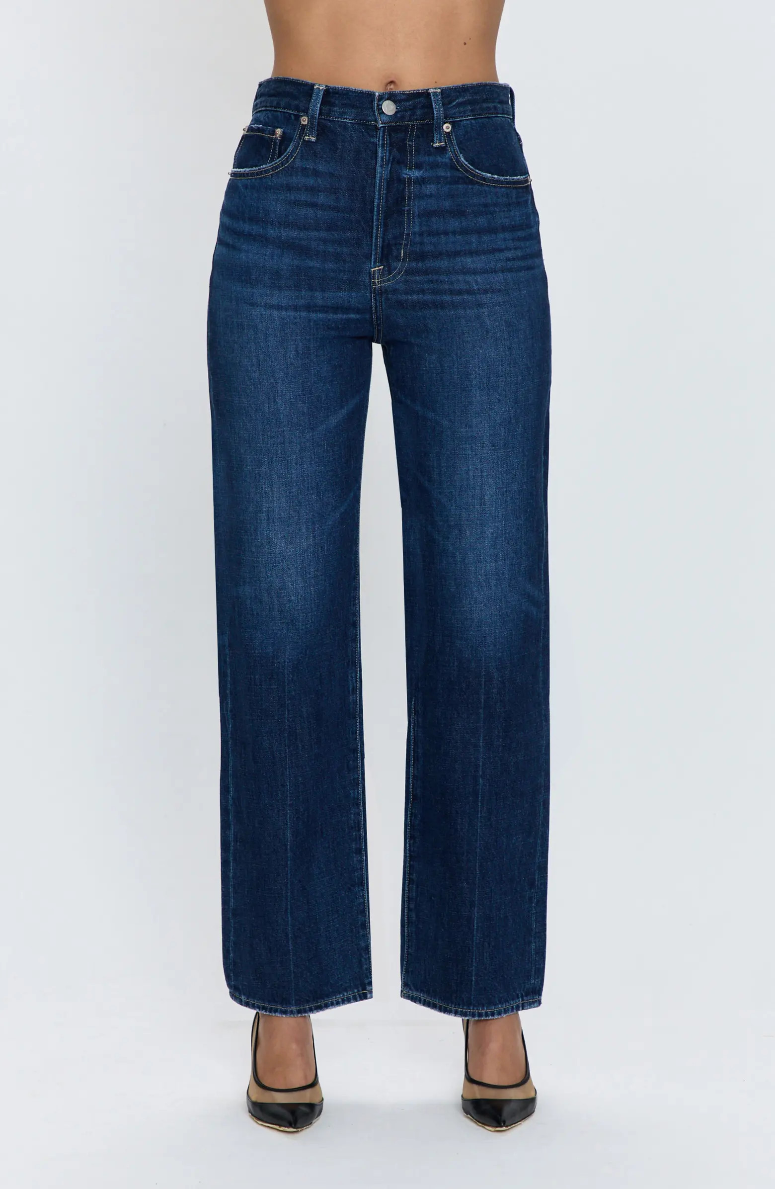 Cassie High Waist Straight Leg Jeans | Nordstrom