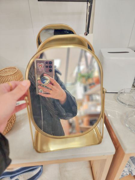 brass vanity flip mirror with tray, also comes in matte black, hearth and hand with magnolia, home decor, spring refresh, targetfavefinds

#LTKSeasonal #LTKhome #LTKfindsunder50