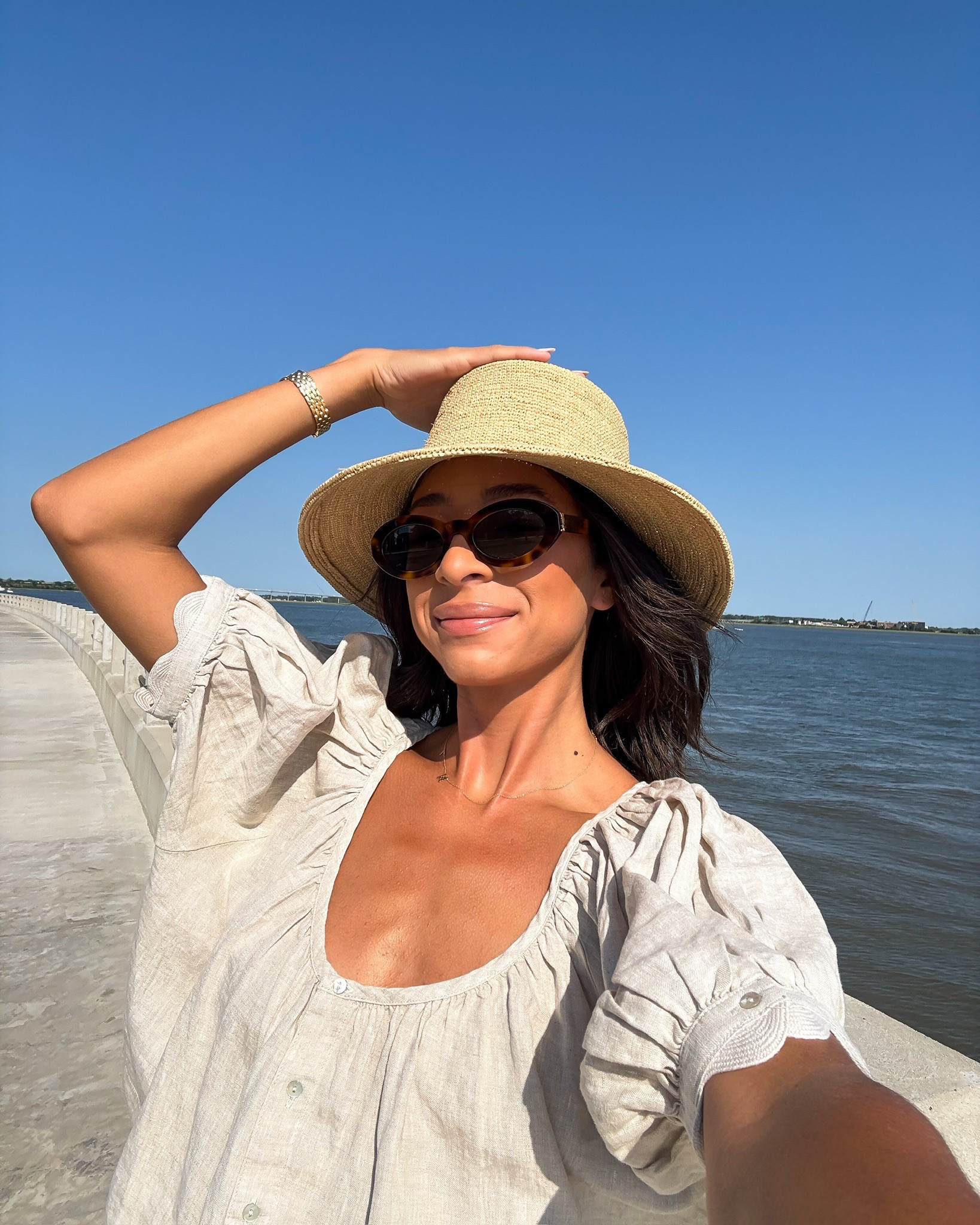 This matching set is the perfect summer outfit! Wearing size small in linen short set 


Casual summer outfit 
Coastal summer outfit 
European summer outfit 
Matching set 
Linen outfit 
Beach hat
Straw hat

#LTKTravel #LTKStyleTip #LTKSummerEdit