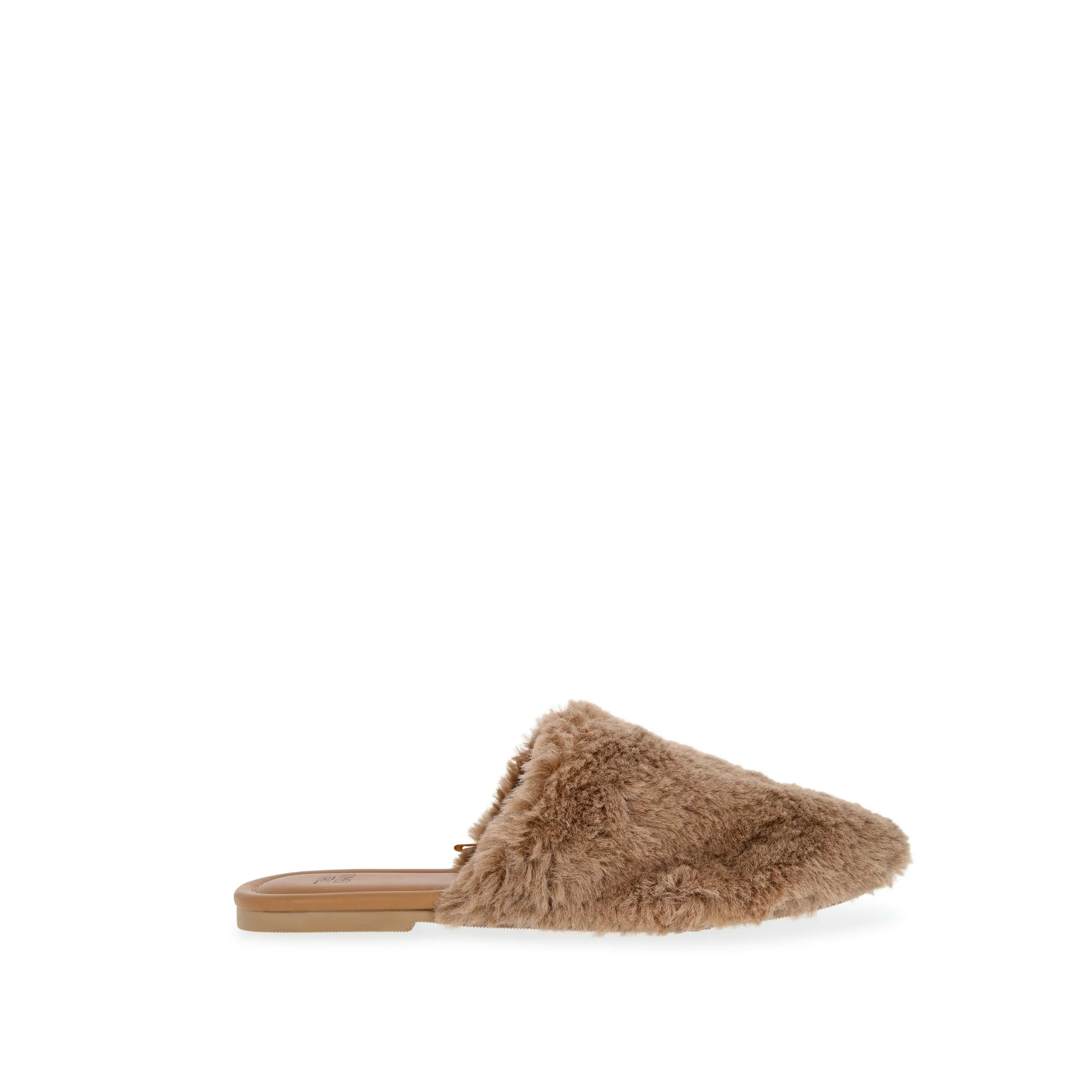 Time and Tru Women's Faux Fur Mules | Walmart (US)