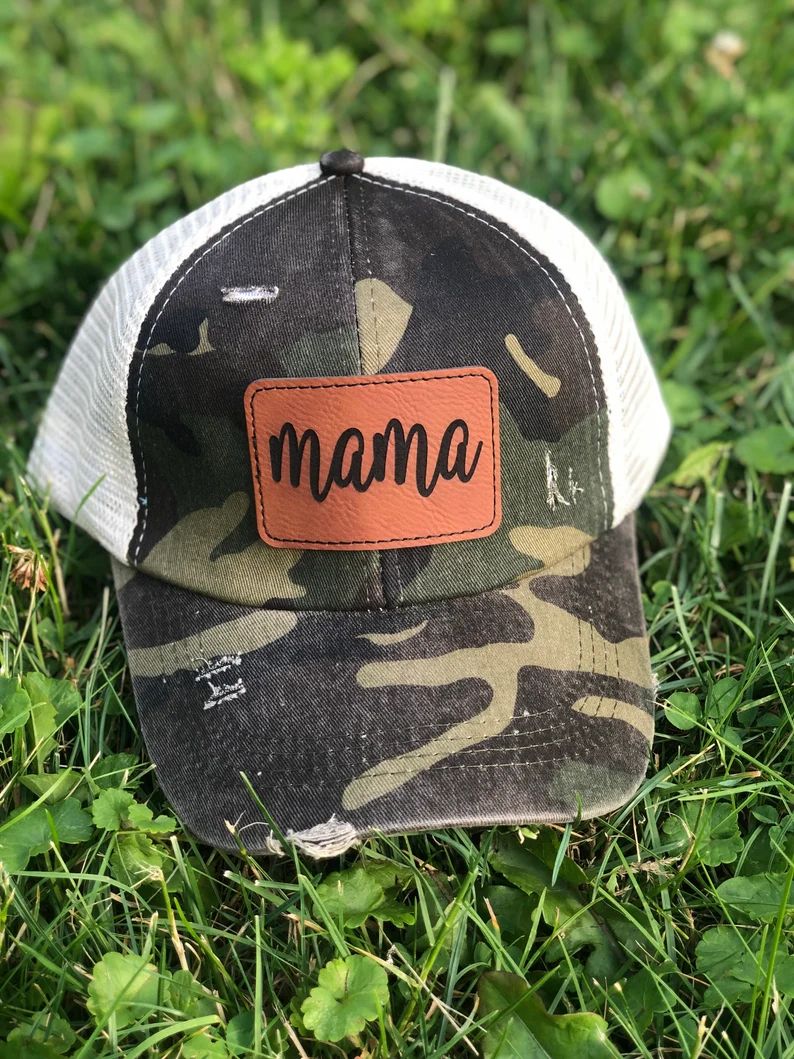 Ponytail hat Mom hat gift for mom Cross cross hat messy | Etsy | Etsy (US)