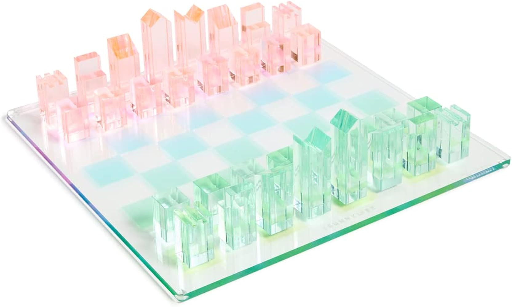Sunnylife Women's Lucite Chess & Checkers Aurora | Amazon (US)