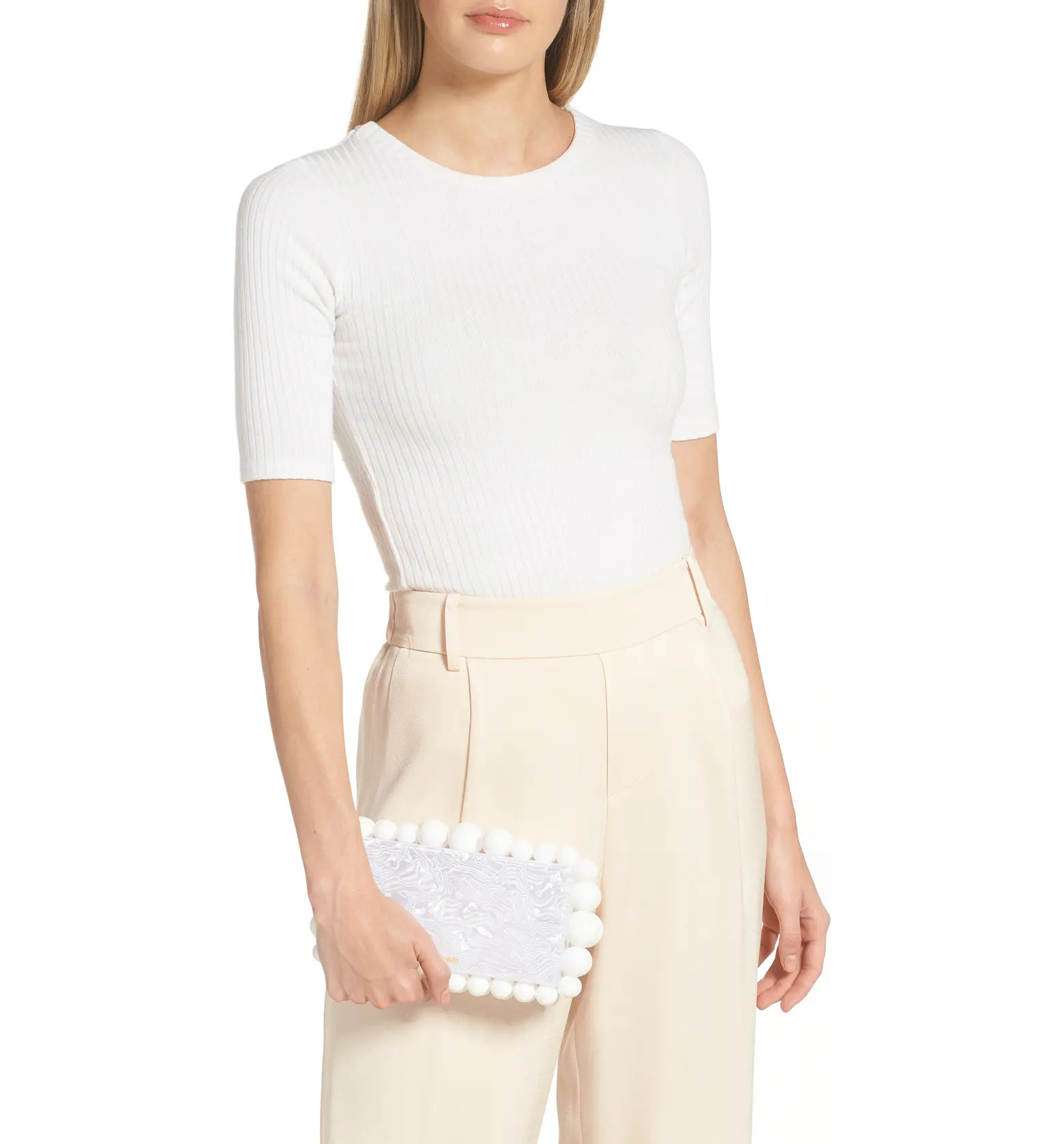 Eos Beaded Acrylic Box Clutch | Nordstrom