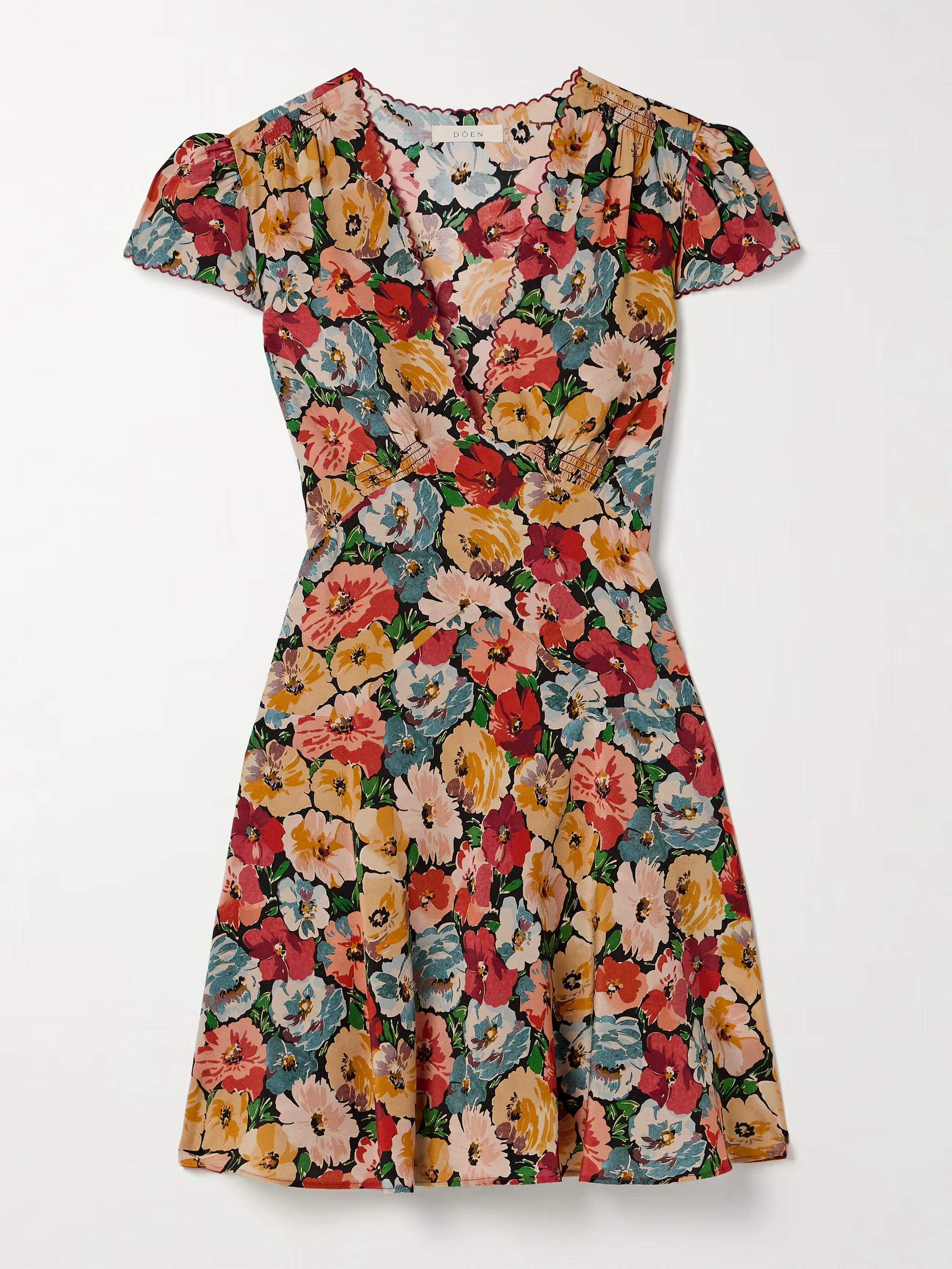 Dianne floral-print silk crepe de chine mini dress | NET-A-PORTER (US)