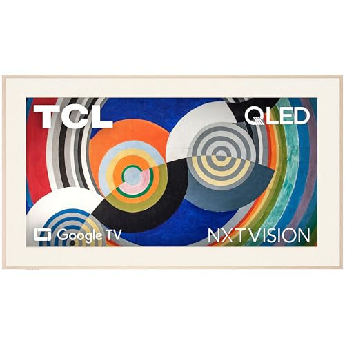 TCL 65 Inch Class NXTVISION Series Picture Frame Canvas Art TV | 65A300W, 2024 Model | QLED 4K HDR Smart Google TV | 120HZ Dolby Atmos Audio | Voice Remote Alexa Google Apple Streaming Television | Amazon (US)