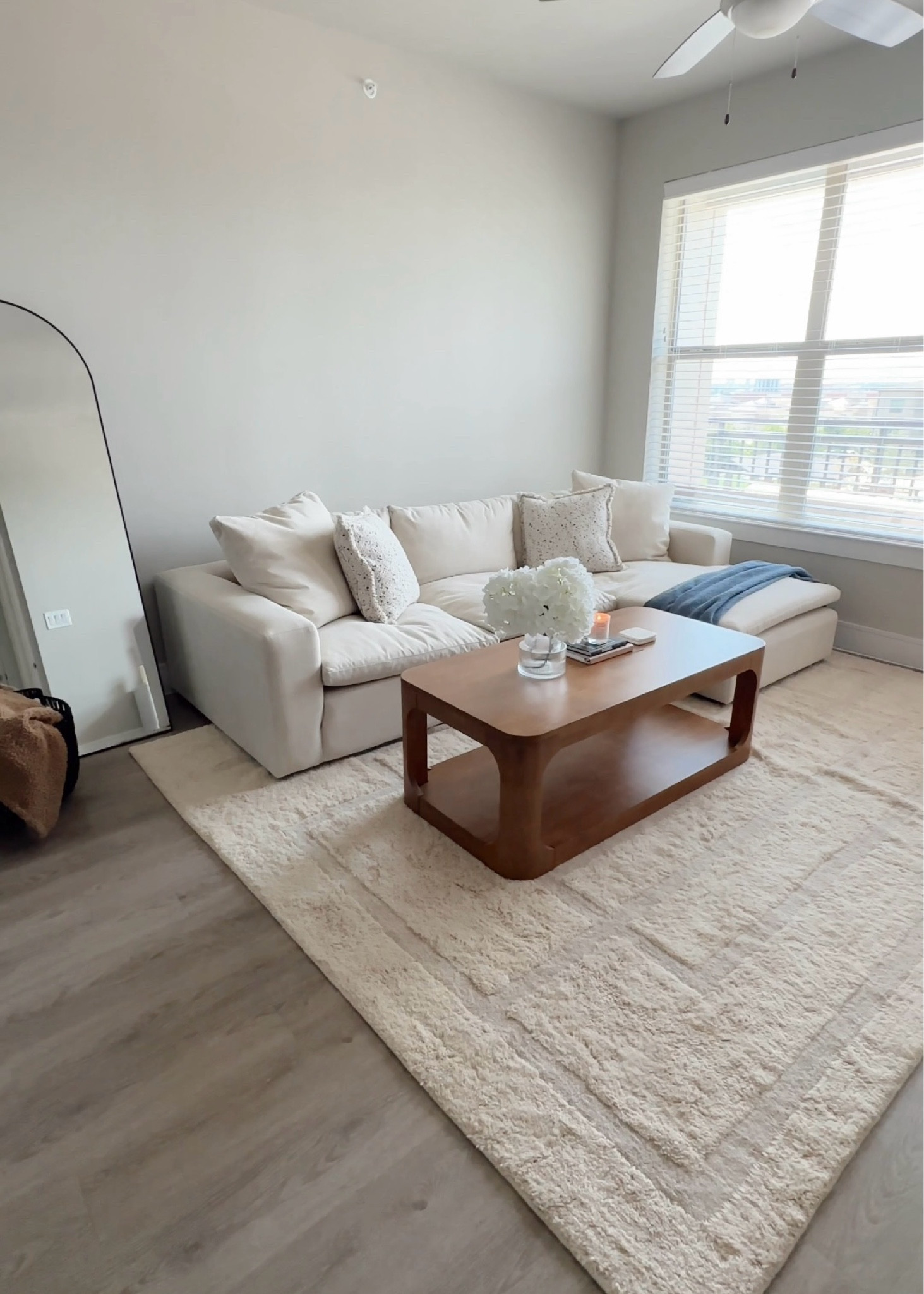 living room furniture + decor