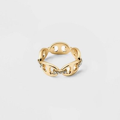 SUGARFIX by BaubleBar Mixed Media Link Chain Ring | Target