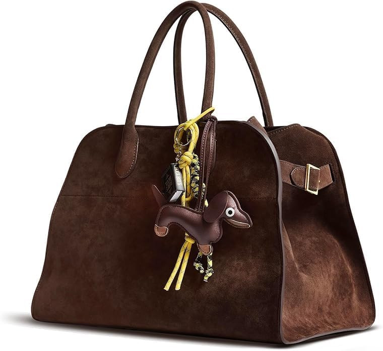 Brown Faux Suede Handbag Tote Hobo Bag for Women 2025, Women'S Top-Handle Handbags, 15” Large C... | Amazon (US)