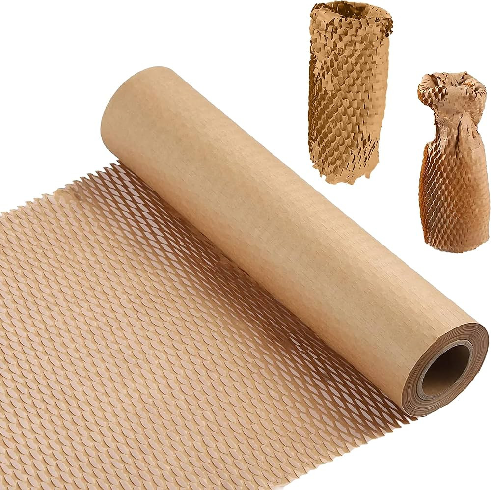 Honeycomb Packaging Paper Roll - 30M x 30cm Packing Paper Cushioning Wrap for Shipping, Moving, a... | Amazon (UK)