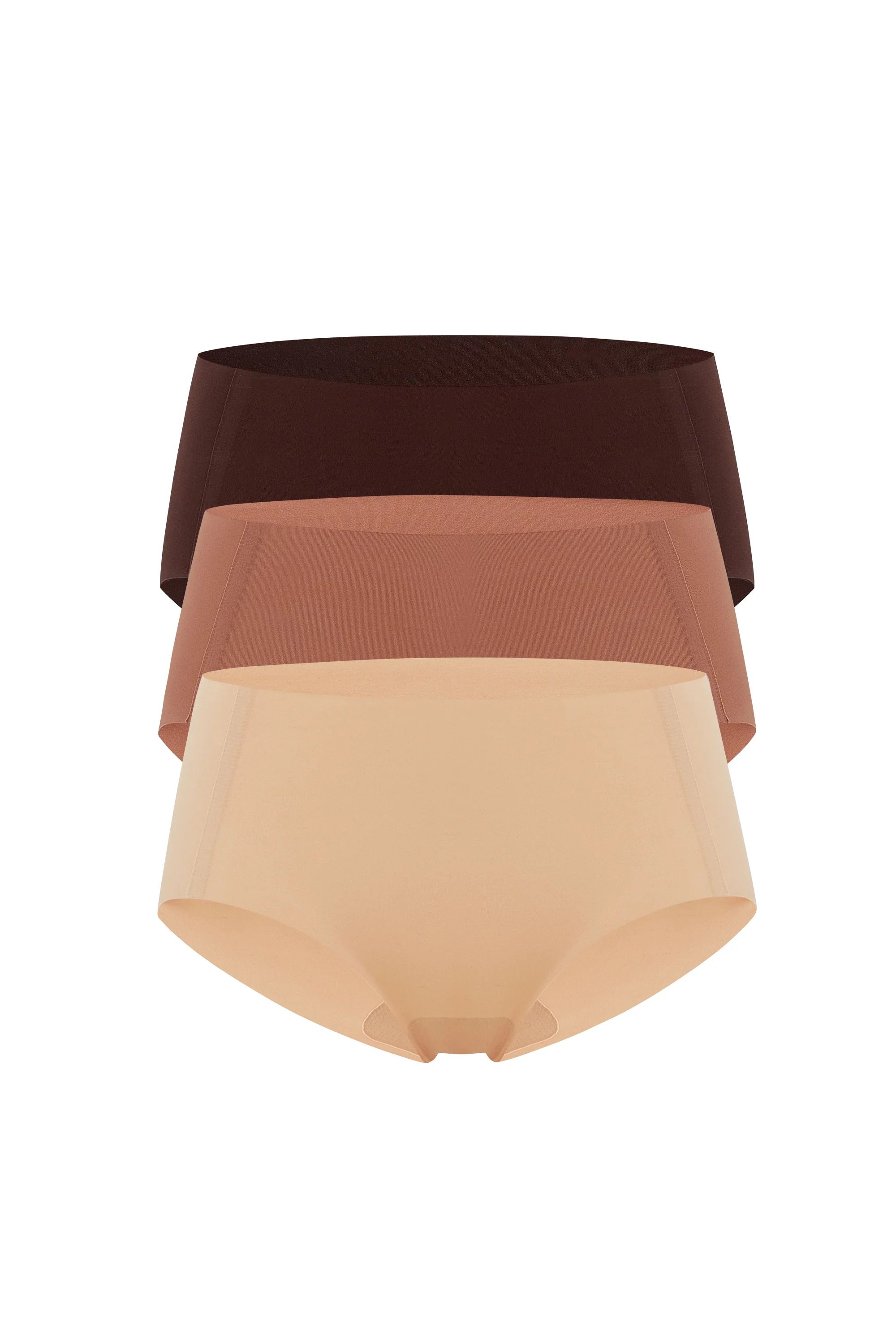 2021 Barely Zero Your-Size-Is-The-Size Mid Waist Brief Trio | NEIWAI