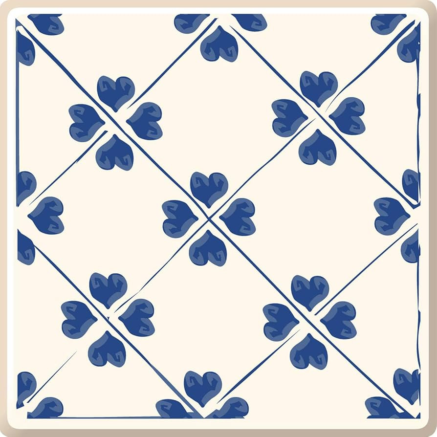 Spanish Portuguese Azulejo Style Peel and Stick Backsplash Tile Stickers Set of 16 pcs(3.9_32) | Amazon (US)